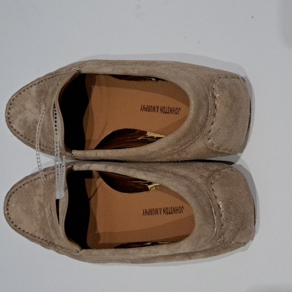 Johnston & Murphy Maggie Penny Loafer - Gold - Picture 4 of 7